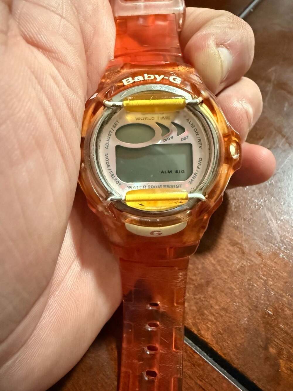 Casio Baby-G BG-169A Jelly Orange Digital Watch 2516